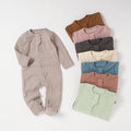 Baby Bodysuit Ribbed Fabric Romper