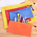 Solid Color Portable Oxford Zippered File Folder