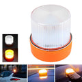 Warning Light Traffic Flashing Light With Battery, Strong Magnet At The Base