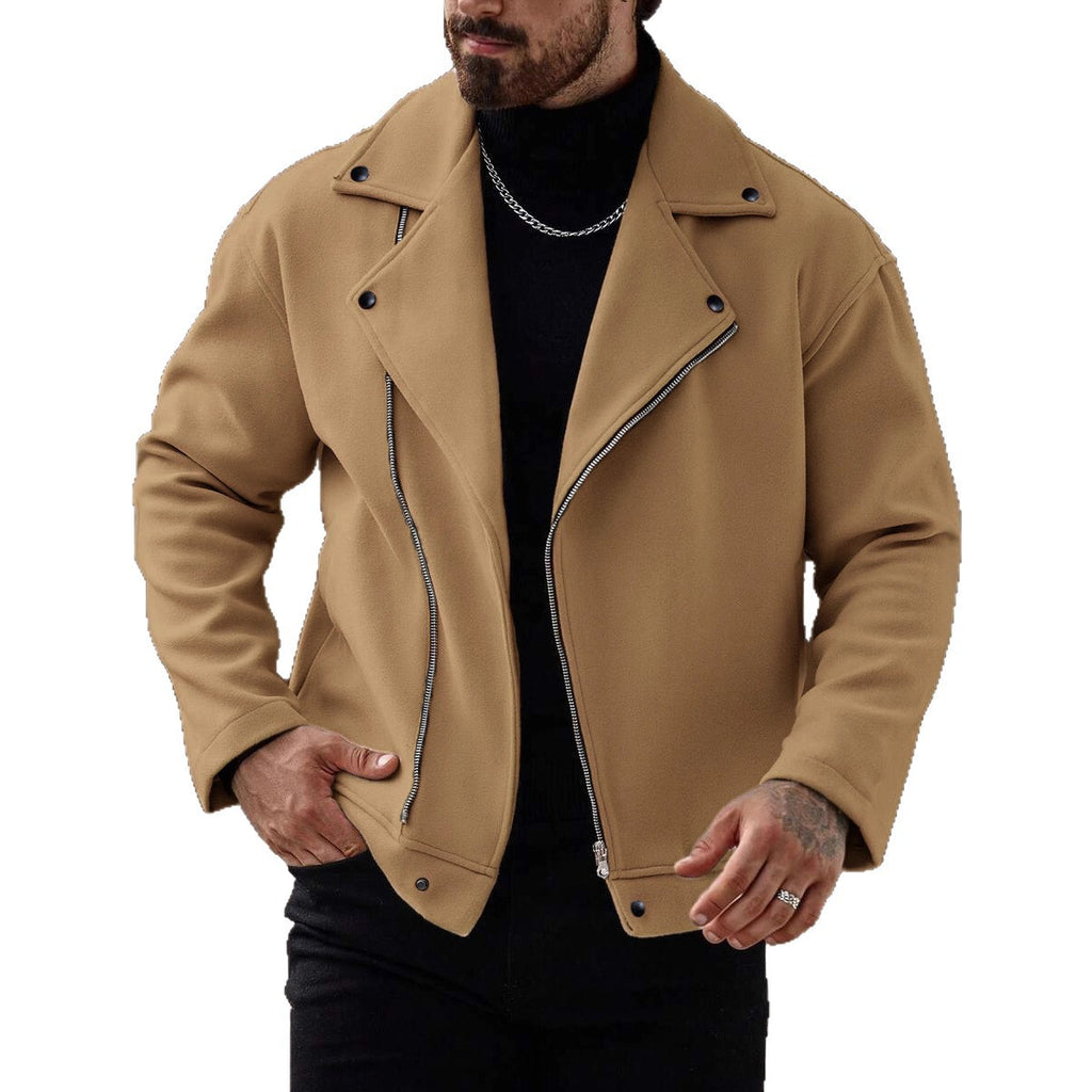 Men's Wool Coat Loose Casual Jacket