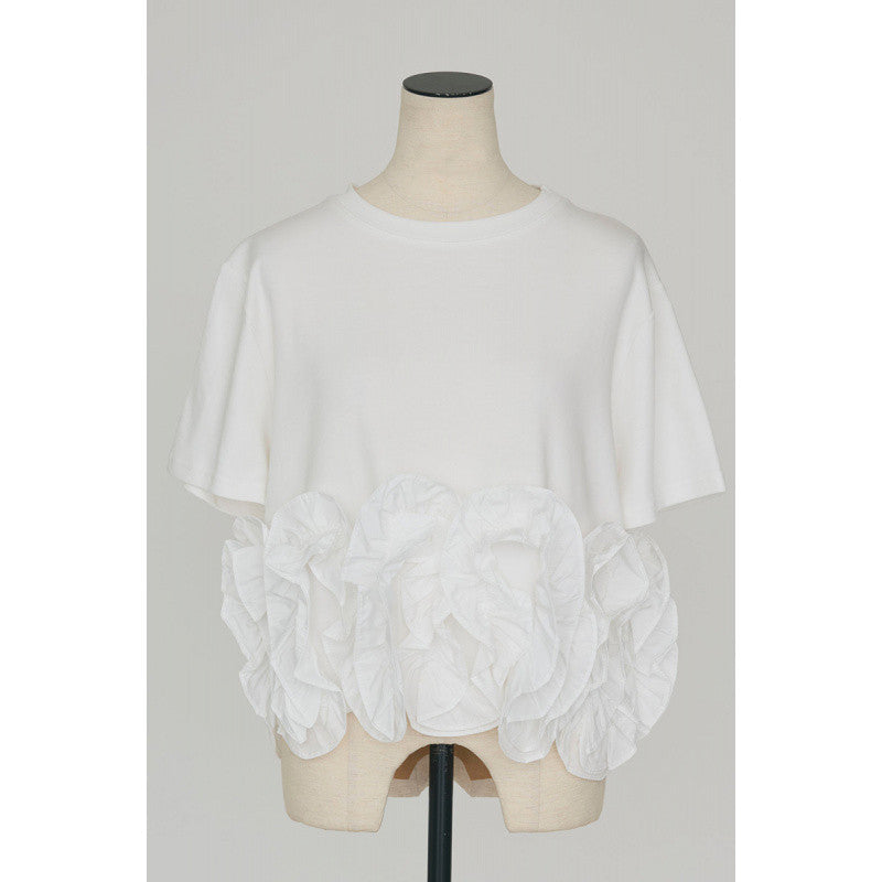 Heavy-duty Jacquard Patchwork Lace Breathable Womens Top