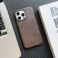 Retro Crazy Horse Leather Grain Phone Case