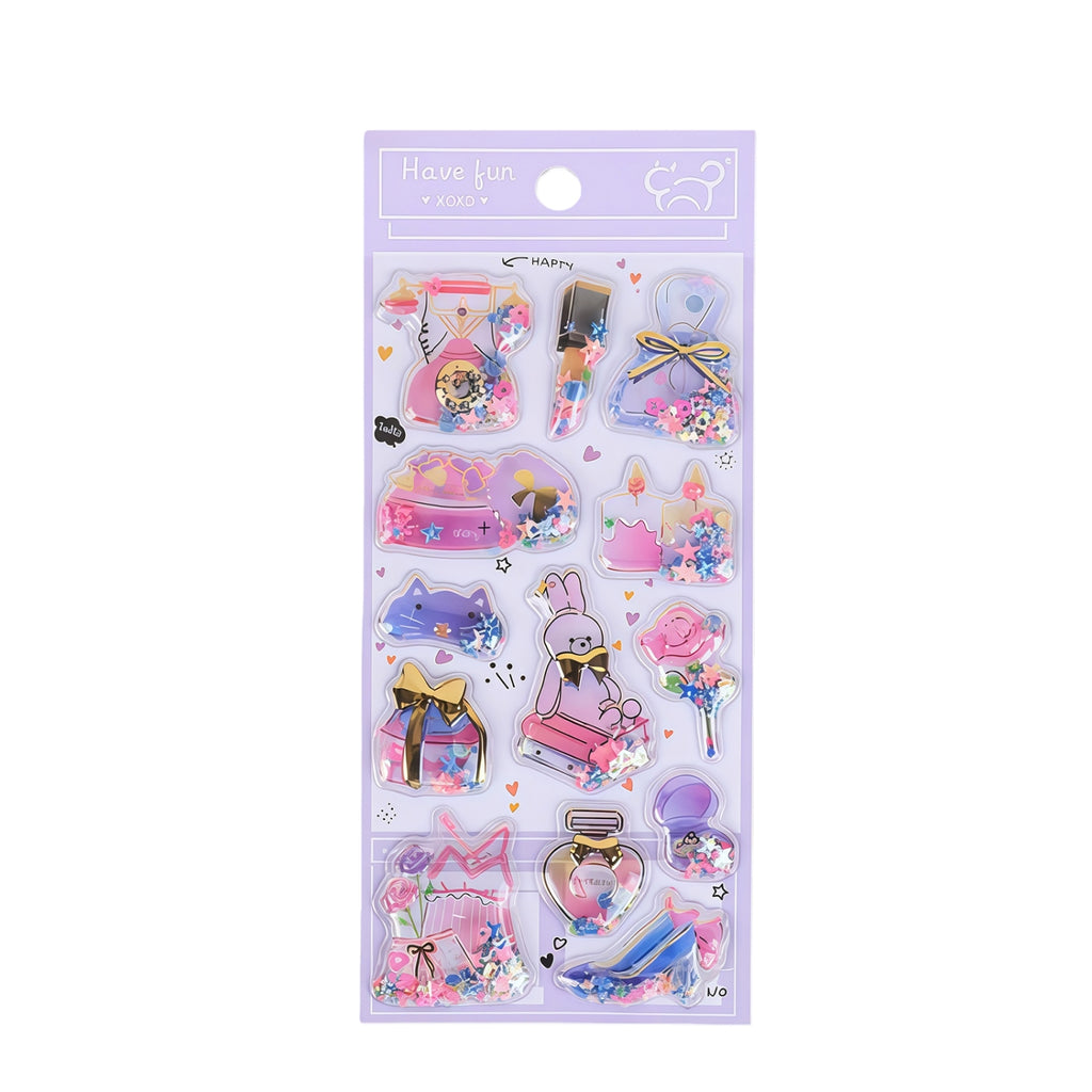 Cartoon Stereo Rocking Sticker