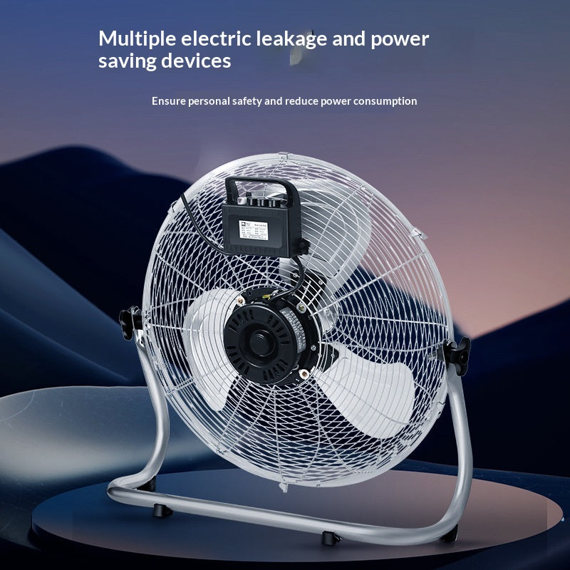 High-Power Household Desktop SittingCrawling Floor Fan