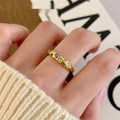 Retro Colorful Zircon Index Finger Ring