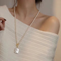 Handmade Natural Baroque Pearl Necklace For Women