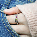 Multi-edge Stainless Steel Combined Ring Set
