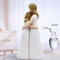 Mother And Daughter Hugging Resin Craft Statue