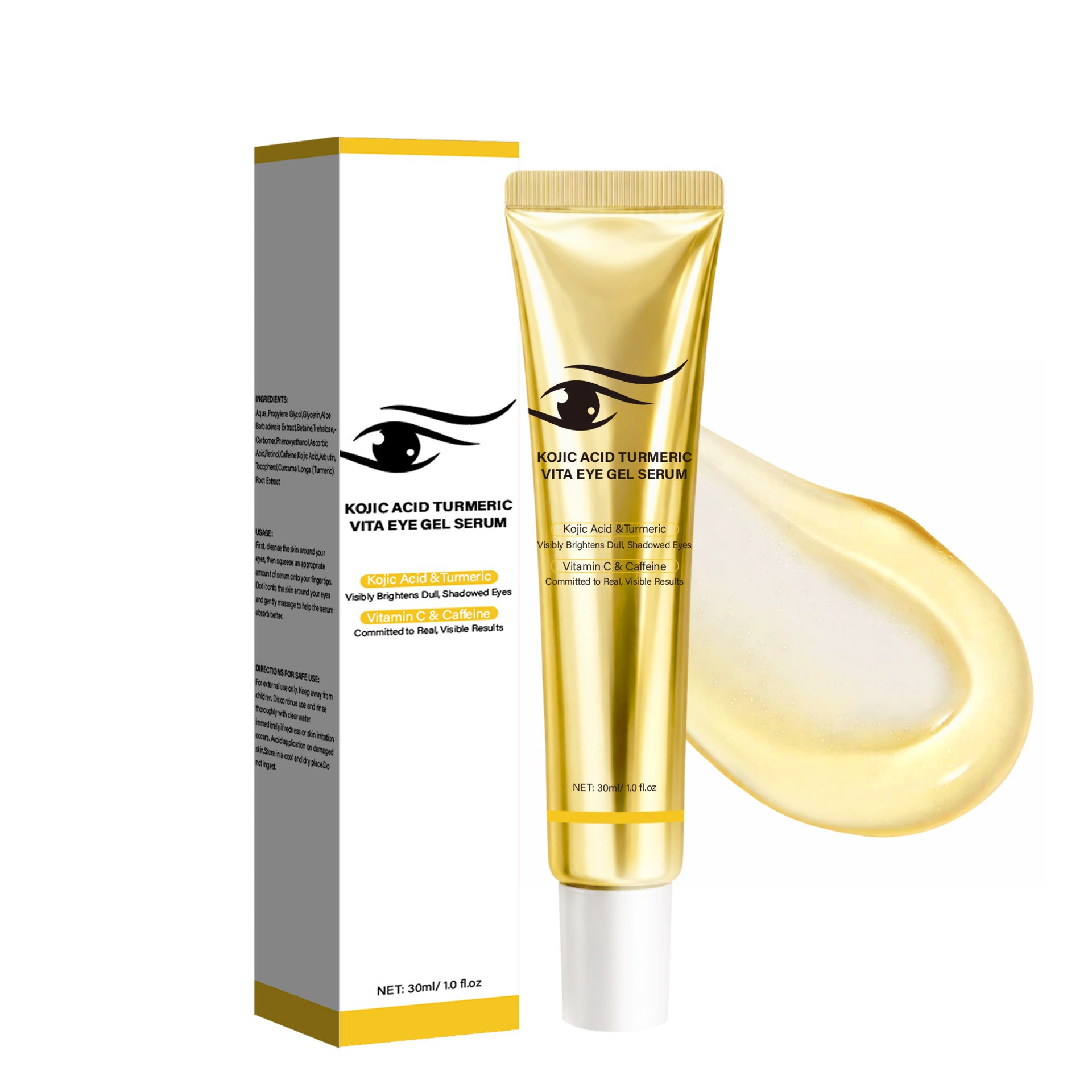 Ursolic Acid Turmeric And Vitamin E Eye Cream Gel