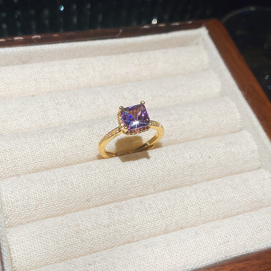 Designer-style Niche Ring Delicate And Versatile Womens Jewelry