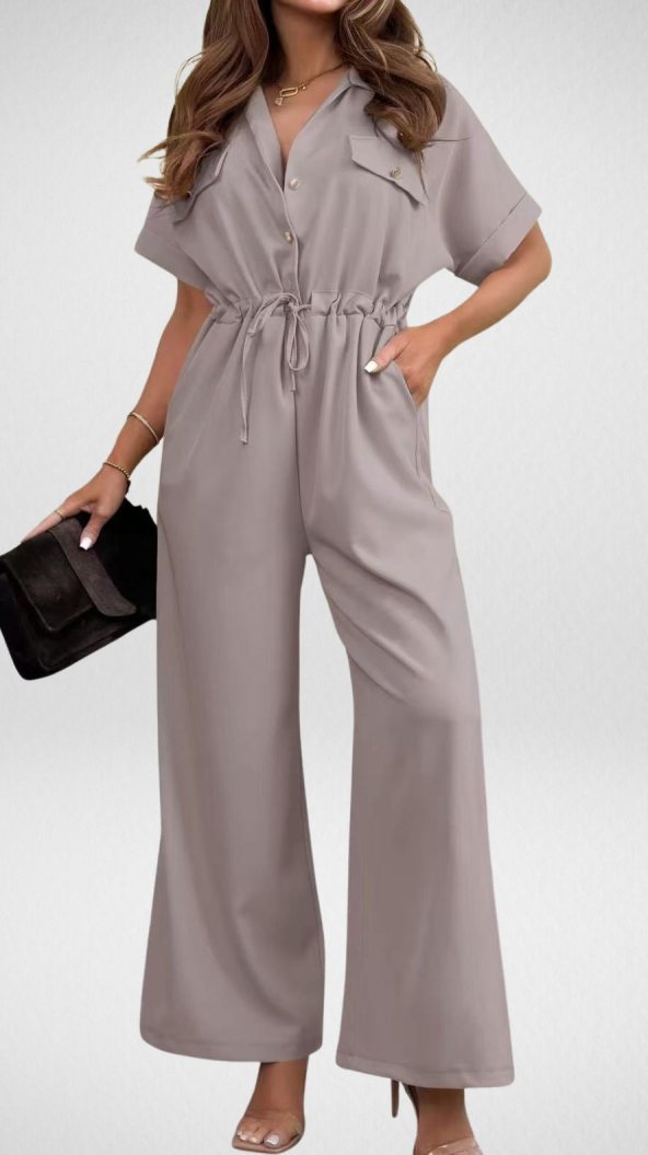 Fashionable Casual Women's Workwear Jumpsuit