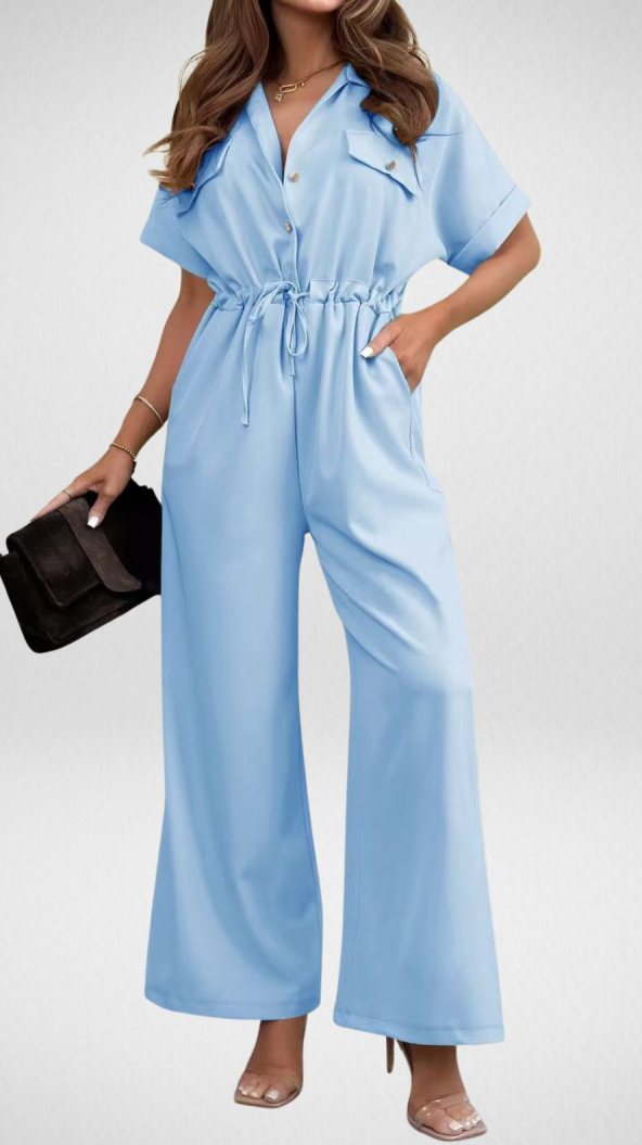 Fashionable Casual Women's Workwear Jumpsuit