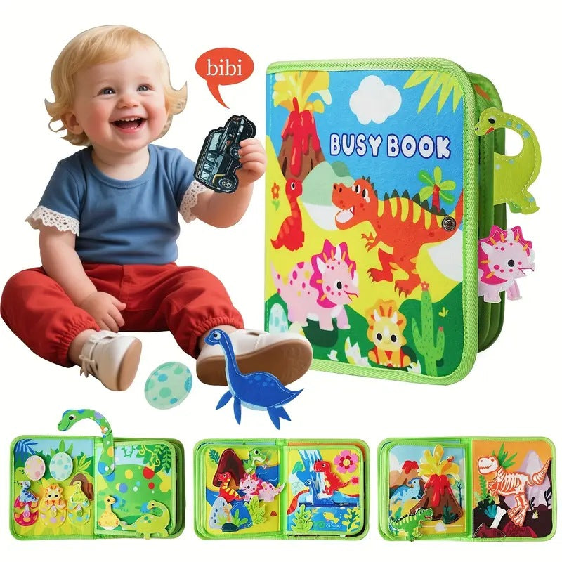 Early Education Cartoon Felt Cloth Book
