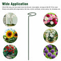 20Pcs Metal Plant Bow Stand Stake Strong Round Garden For Flower Support Y UK