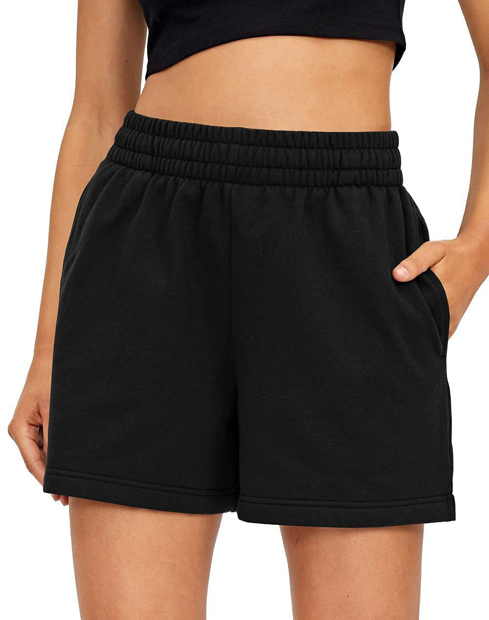 Womens Summer Casual Sports Comfortable Drawstring Shorts