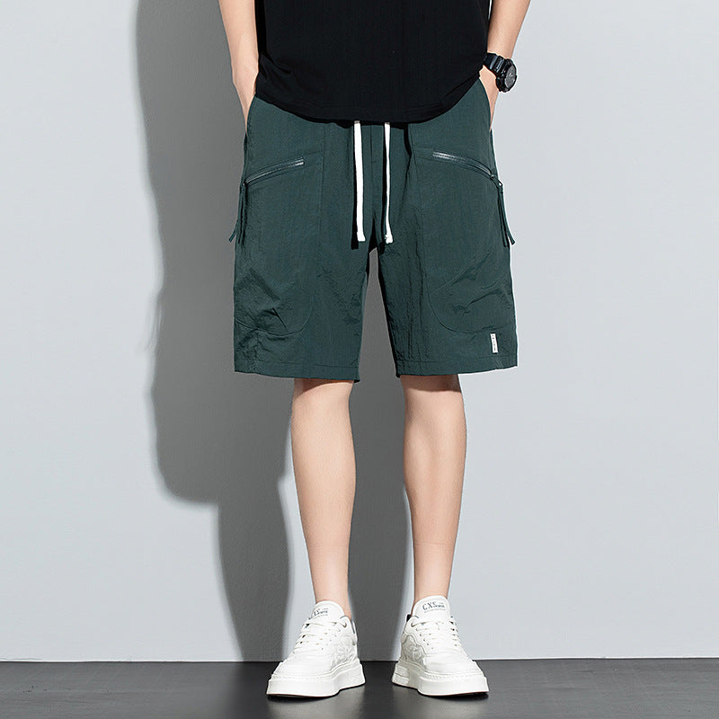 Men's Thin Loose-Fit Straight-Leg Casual Workshorts