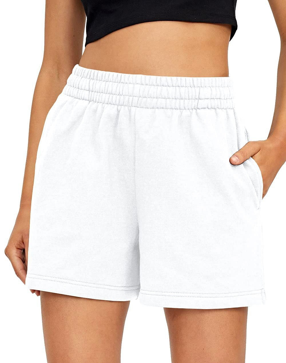 Womens Summer Casual Sports Comfortable Drawstring Shorts