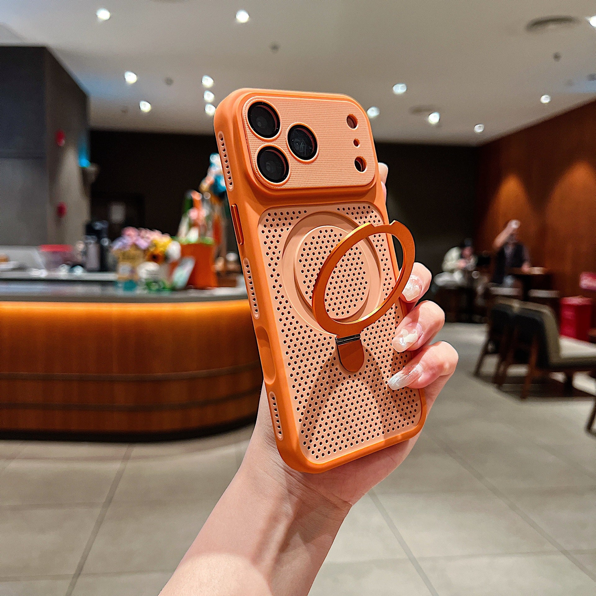 Honeycomb Magnetic Suction Cooling Round Stand