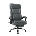 Gaming Chair, Office Chair With Inflatable Lumbar Support, Ergonomic Comfortable Wide Computer Chair With Footrest And Linked Soft Armrests, High Back 3D Enveloping Seat Cushion