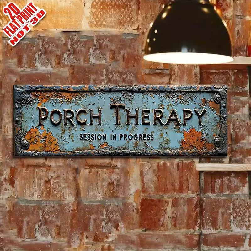 Retro Home Decor Tinplate Painting
