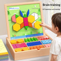Childrens Geometric Tangram Puzzle Blocks Educational Magnetic Toy