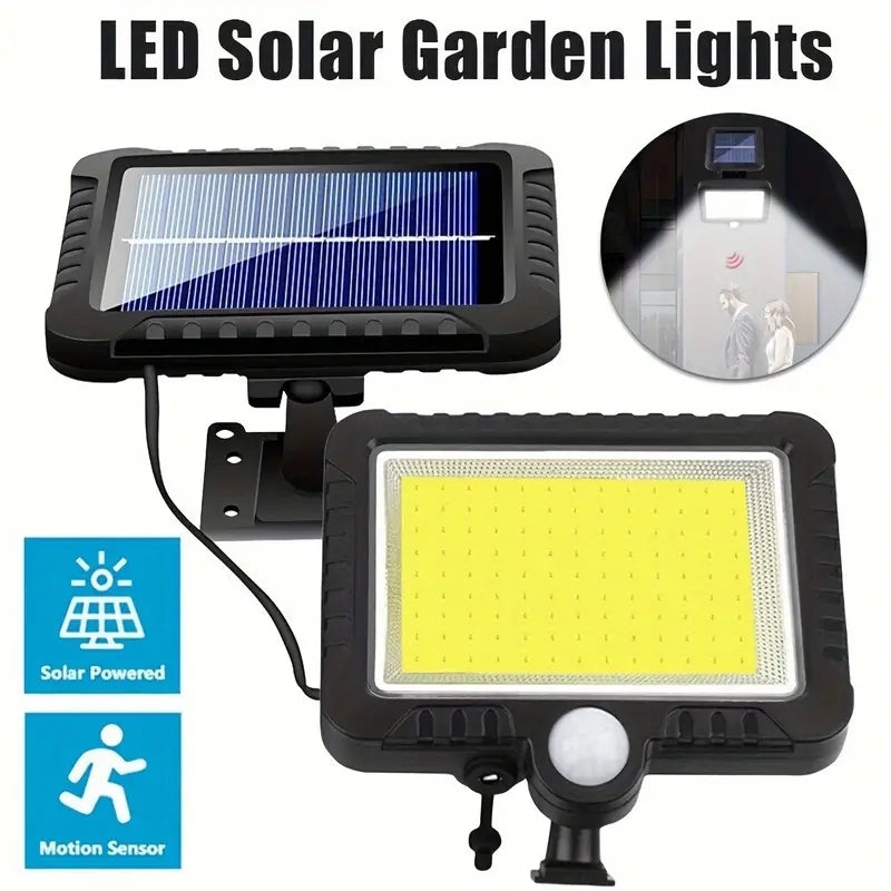 1 Solar Outdoor Light, 3 Lighting Modes 117COB Street Light