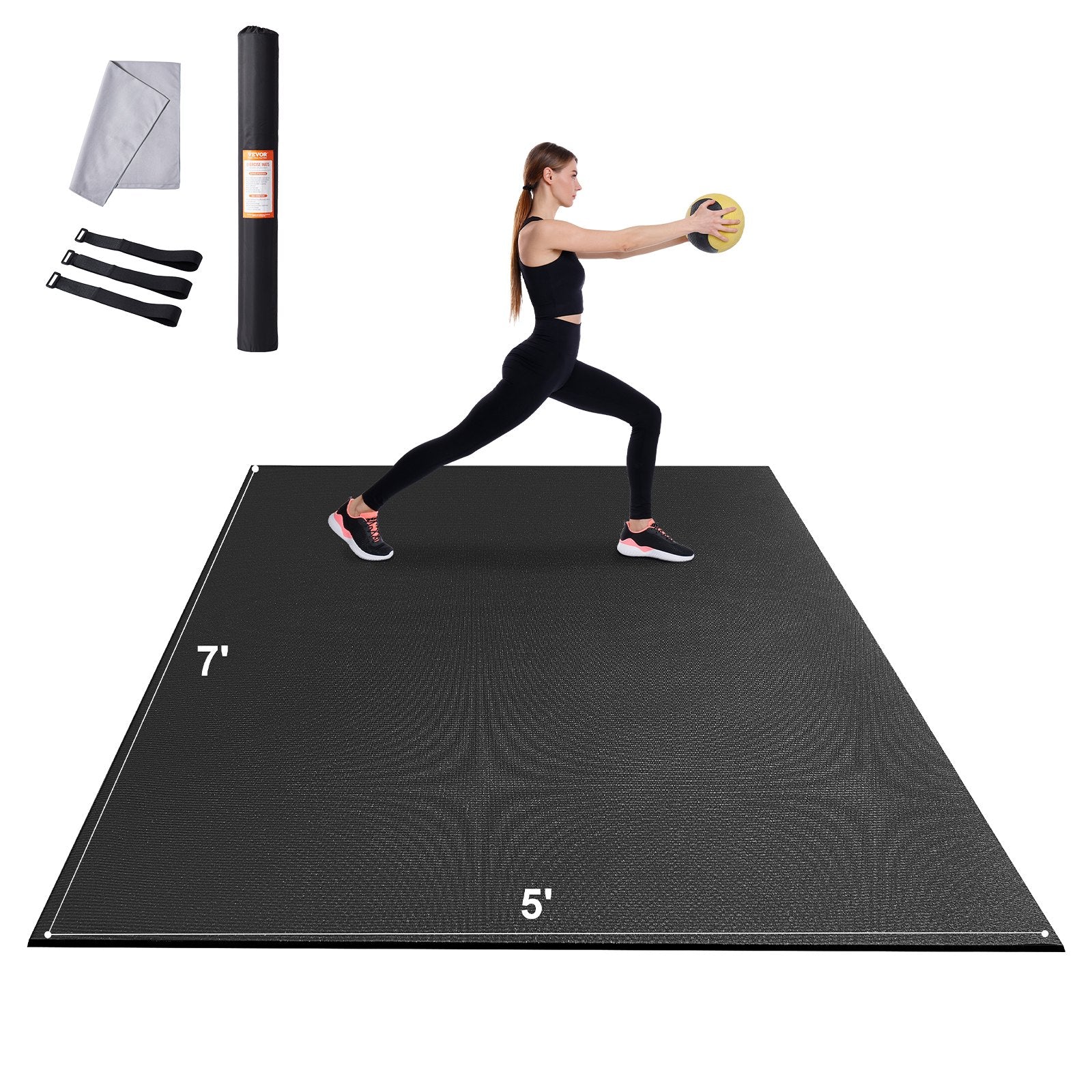 Training Mat Non-Slip High-Density Premium Yoga Mat Exercise Yoga Mat for Men and Women
