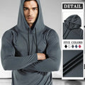 Moisture-wicking Quick-drying Fitness Apparel Long-sleeve Hooded Tophoodie