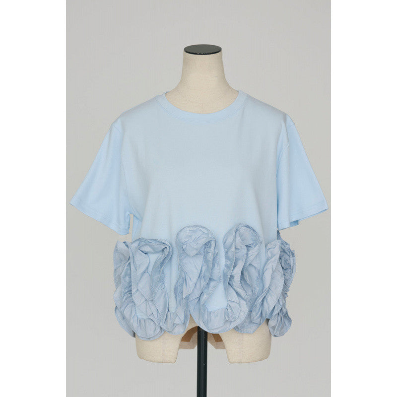 Heavy-duty Jacquard Patchwork Lace Breathable Womens Top