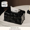 Creamy-style Creative Ceramic Tissue Box For The Living Room Coffee Table Or Dining Table
