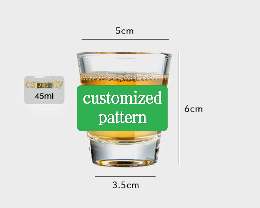 Custom V-shaped Shot Glass