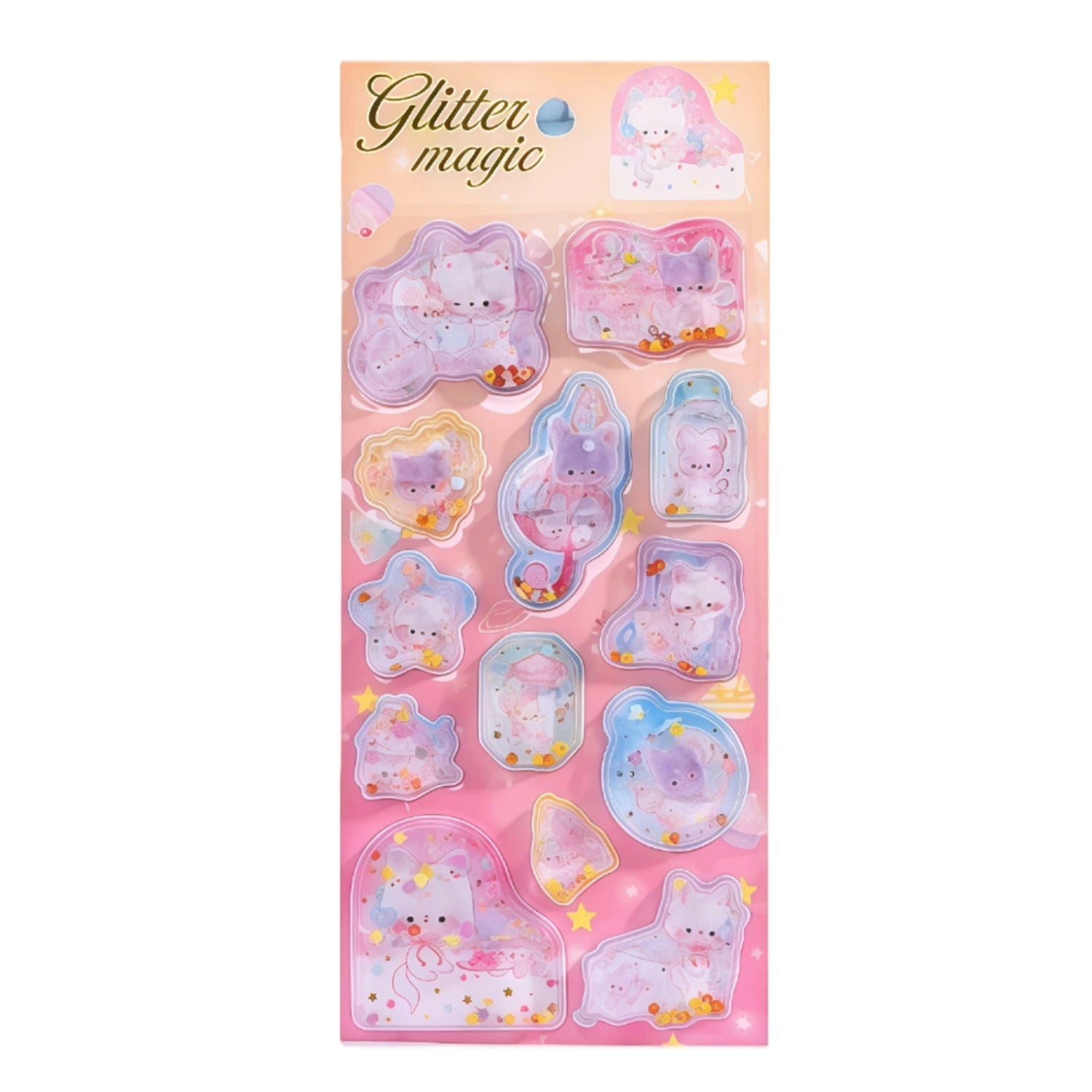 Cartoon Stereo Rocking Sticker