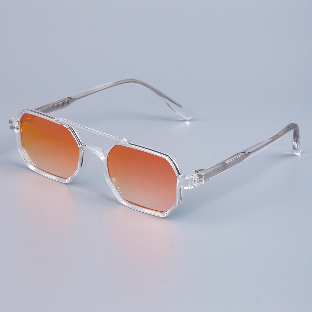 Fashionable European And American Double-bridge Sunglasses