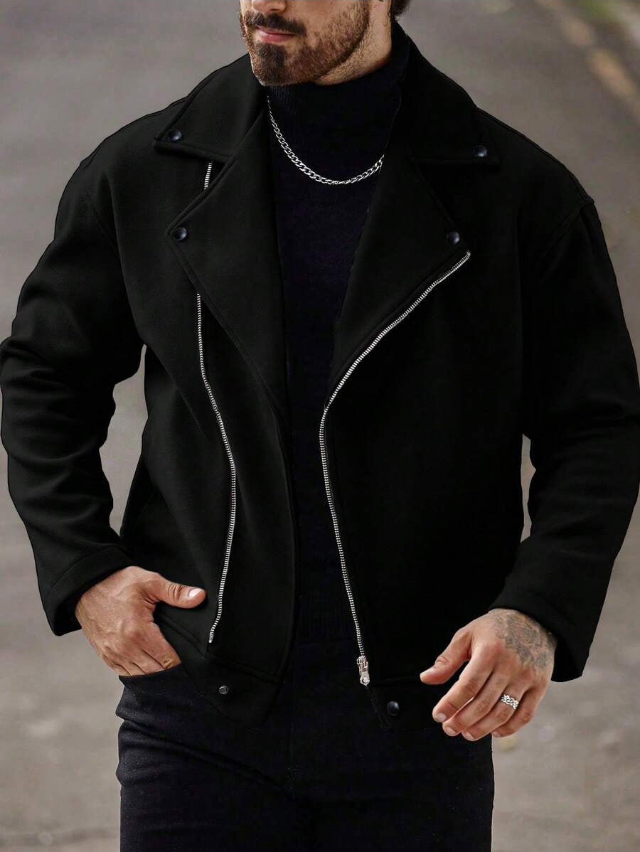 Men's Wool Coat Loose Casual Jacket