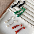 Simple Gradient Irregular Pearl Earrings For Women